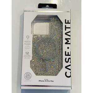 NEW Original Case-Mate Phone Case for Apple iPhone 15 Pro - Twinkle Disco Retro